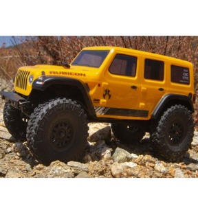 AXIAL 1/24 SCX24 2019 Jeep Wrangler JLU CRC Rock Crawler 4WD RTR, Yellow